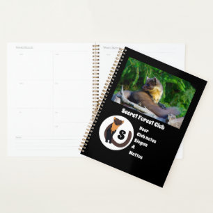 Marten Secret Forest Club Photo Monogram Planner