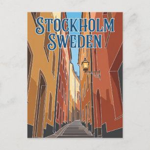 Mårten Trotzigs Gränd Sweden Postcard
