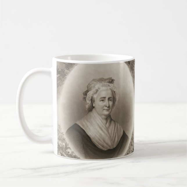 Martha and George Washington 1876 Coffee Mug (Left)