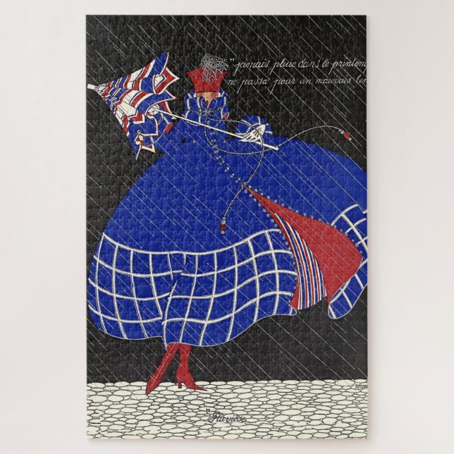 Martha Romme Couture Design “Pluvoise" Jigsaw Puzzle (Vertical)
