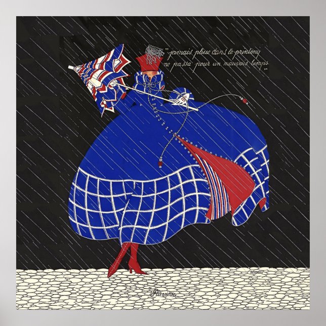 Martha Romme Couture Design “Pluvoise" Poster (Front)