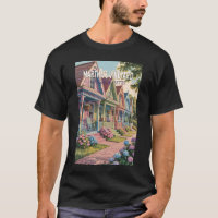 Martha’s Vineyard Massachusetts Illustration Retro