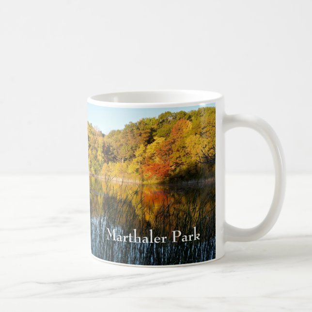 Marthaler Park Autumn Reflections Coffee Mug (Right)