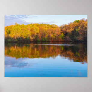 marthaler park pond and woodlands poster