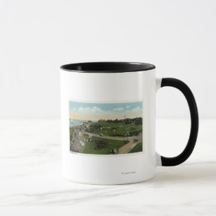 Martha's Vineyard, Aerial View of Ocean Park Mug
