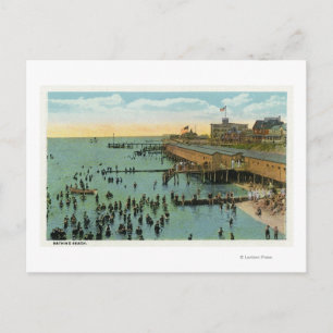 Martha's Vineyard, Aerial View of the Beach Postcard