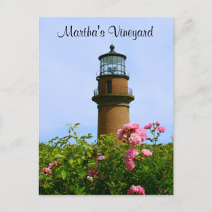Martha's Vineyard Aquinnah Lighthouse Post Card