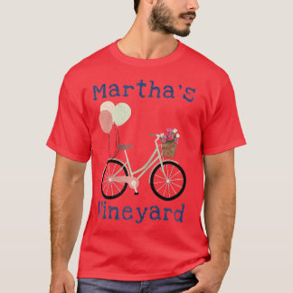 Marthas Vineyard Cape Cod Summer Vacation Bicycle  T-Shirt