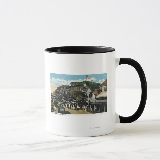Martha's Vineyard, Circuit Avenue Scene Mug (Right)