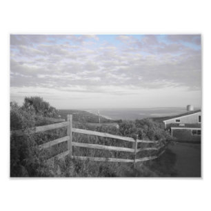 Martha's Vineyard in black and white Photo Print