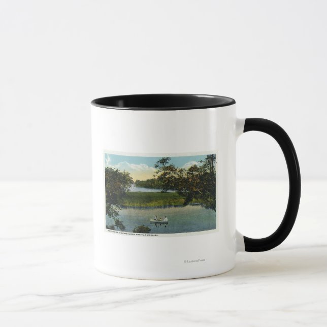 Martha's Vineyard, Lake Tashmoo Scene Mug (Right)