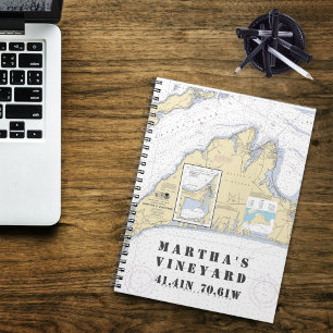 Martha's Vineyard Latitude Longitude Boater's Notebook