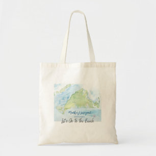 Martha's Vineyard - Let's Go To The Beach Tote Bag