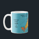 Martha's Vineyard  Map Mug<br><div class="desc">Terrific vintage map mug of Martha's Vineyard to personalise with your memory. Zazzle makes it easy!  Or,  if you prefer,  you can delete the custom message for a more generic mug.</div>
