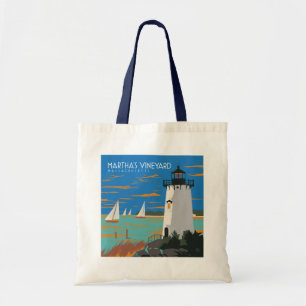 Martha's Vineyard, Massachusetts   Lighthouse Tote Bag