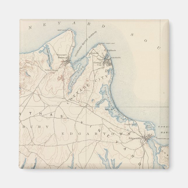 Martha's Vineyard, Massachusetts Magnet (Front)