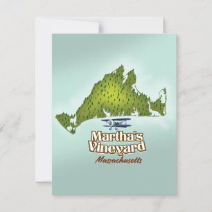 Martha's vineyard Massachusetts travel poster