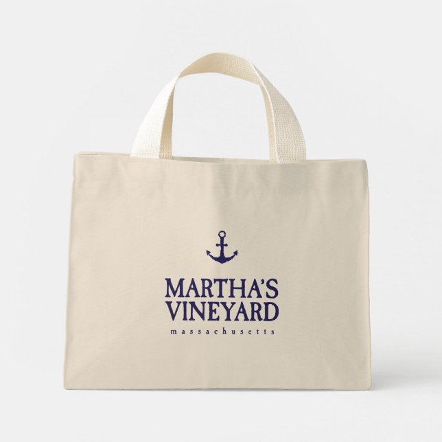Martha's Vineyard Mini Tote Bag (Back)
