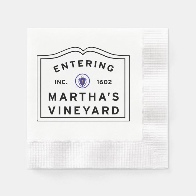 Martha's Vineyard Napkin (Front)