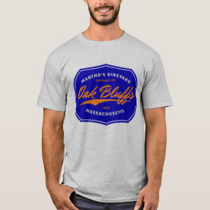 Martha's Vineyard - Oak Bluffs Tee in Blue/Orange