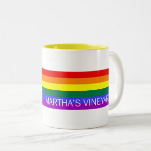 Martha's Vineyard Rainbow Mug