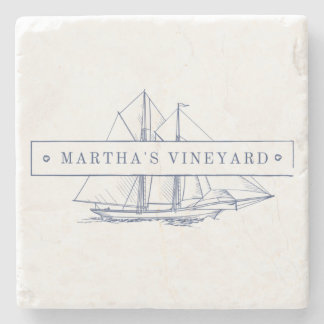 Martha's Vineyard Stone Coaster