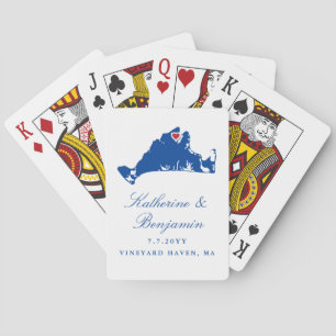Martha's Vineyard Wedding Favour Vineyard Haven Playing Cards
