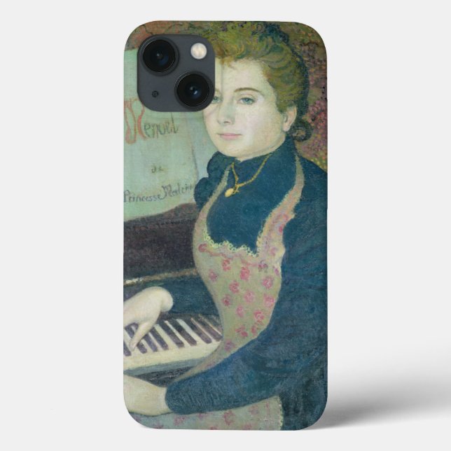 Marthe at the Piano, 1891 Case-Mate iPhone Case (Back)