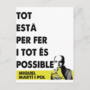 Marti i Pol Postcard