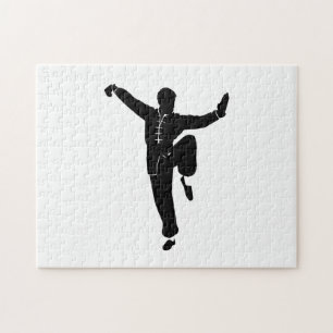 Martial Artists - Choose background colour Jigsaw Puzzle