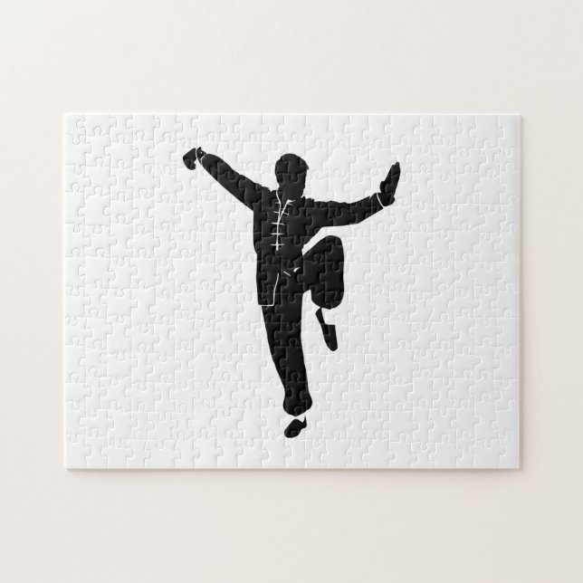 Martial Artists - Choose background colour Jigsaw Puzzle (Horizontal)
