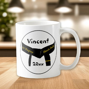 Martial Arts 1st Degree Black Belt Coffee Mug