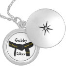 Martial Arts 1st Degree Black Belt Necklace