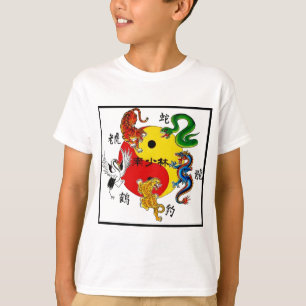 MARTIAL ARTS 5 ANIMALS T-Shirt