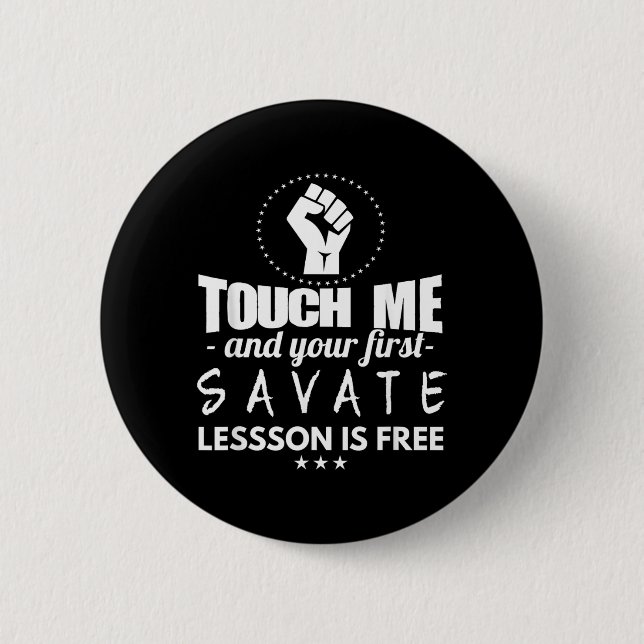 Martial Arts 6 Cm Round Badge (Front)