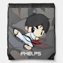 Martial Arts Bag -Drawstring Backpack