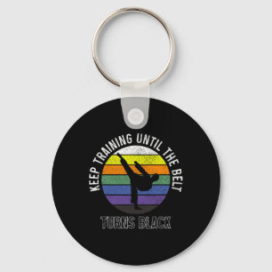 Martial Arts Black Belt Jiu Jitsu Taekwondo Karate Key Ring