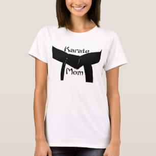 Martial Arts Black Belt Karate Mum T-Shirt