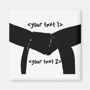 Martial Arts Black Belt Magnet