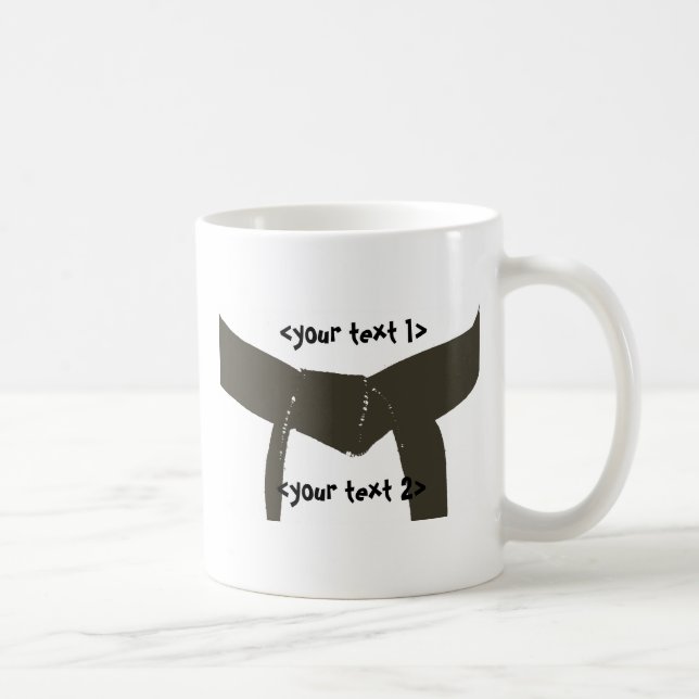 Martial Arts Brown Belt Coffee Mug (Right)
