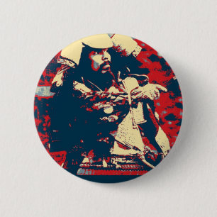 Martial Arts bushido Japanese warrior Samurai 6 Cm Round Badge