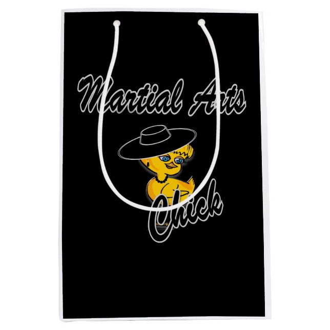Martial Arts Chick #4 Medium Gift Bag (Front)