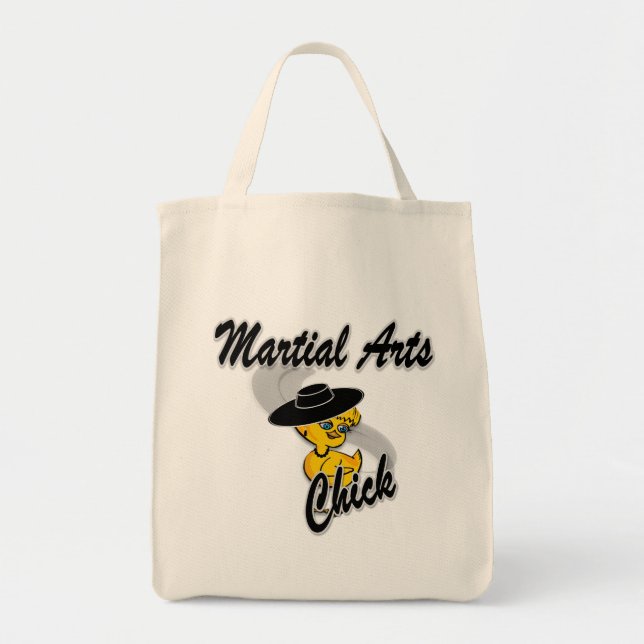 Martial Arts Chick #4 Tote Bag (Front)