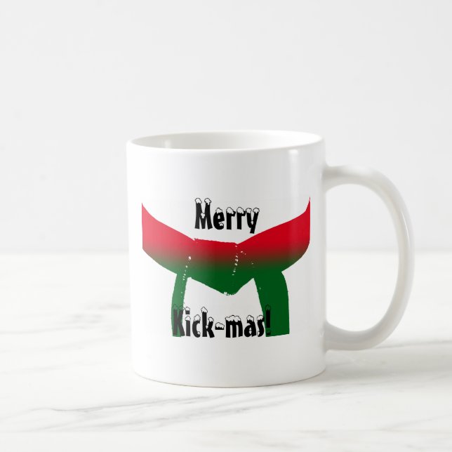 Martial Arts Christmas Coffee Mug (Right)
