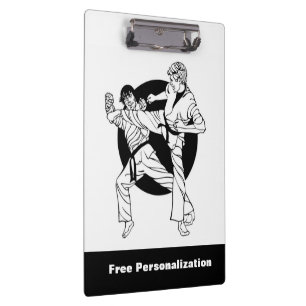 Martial Arts Clip Board
