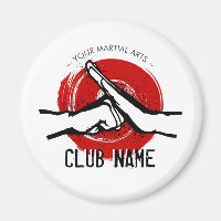 Martial Arts Club Magnet