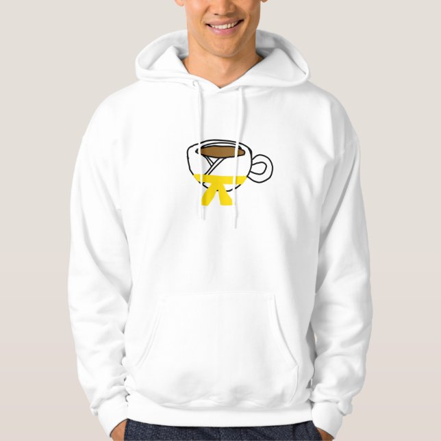 Martial Arts Coffee Cup – Kickstart Your Day Hoodie (Front)