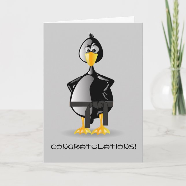 Martial Arts Congratulations Card (Front)