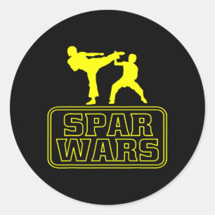 Martial Arts Cool Taekwondo Funny Shirt Classic Round Sticker