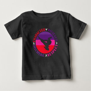 Martial Arts Core Values - Karate Baby T-Shirt